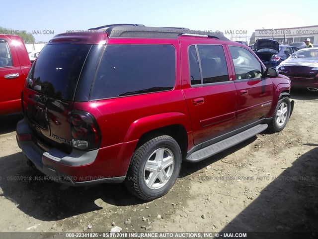 1GNES16S736118795 - 2003 CHEVROLET TRAILBLAZER EXT BURGUNDY photo 4