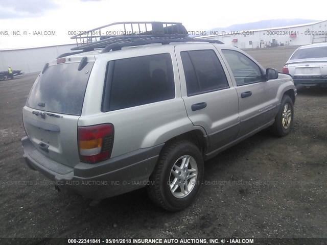 1J4GW48S34C325735 - 2004 JEEP GRAND CHEROKEE LAREDO/COLUMBIA/FREEDOM 金色 照片 4