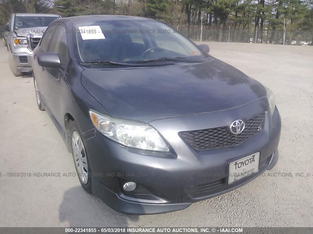 1NXBU40E39Z004447 - 2009 TOYOTA COROLLA S/LE/XLE GRAY photo 6