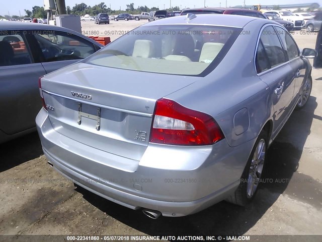 YV1AH852271043159 - 2007 VOLVO S80 V8 SILVER photo 4