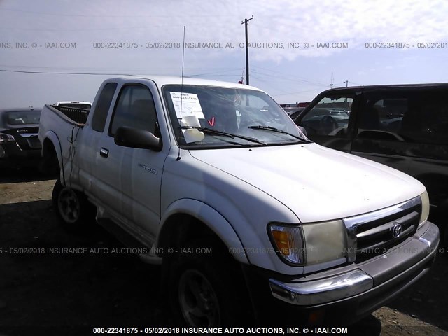 4TAWM72N6YZ634027 - 2000 TOYOTA TACOMA XTRACAB WHITE photo 1