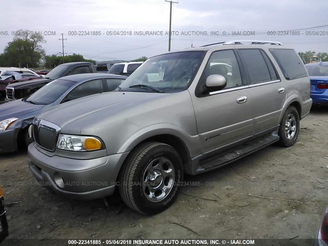 5LMEU27RX2LJ07464 - 2002 LINCOLN NAVIGATOR 棕色 照片 2