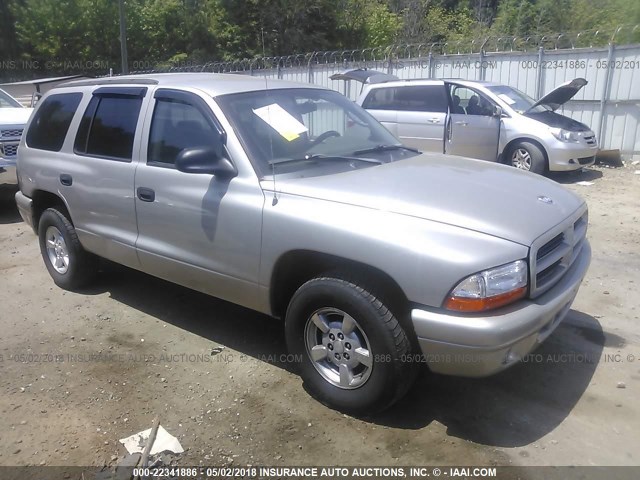 1B4HR38N32F167119 - 2002 DODGE DURANGO SPORT/SXT SILVER photo 1