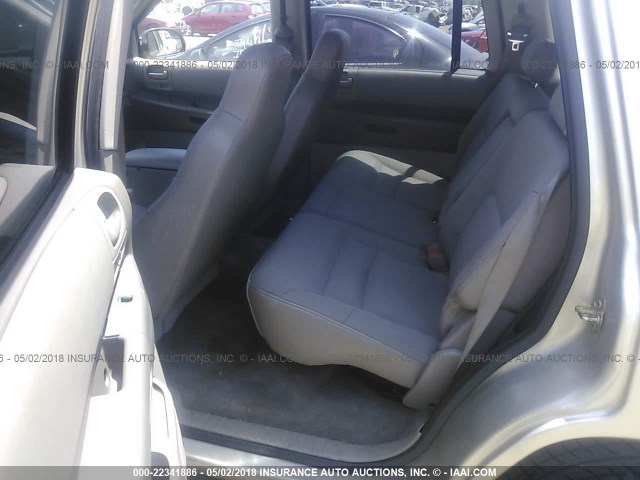 1B4HR38N32F167119 - 2002 DODGE DURANGO SPORT/SXT SILVER photo 8