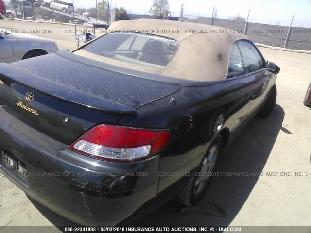 2T1FF28P31C476658 - 2001 TOYOTA CAMRY SOLARA SE/SLE შავი ფოტო 4
