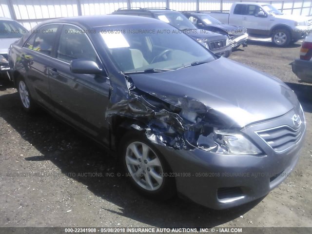 4T4BF3EKXBR173721 - 2011 TOYOTA CAMRY SE/LE/XLE GRAY photo 1