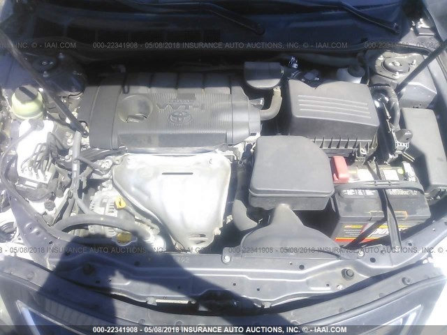 4T4BF3EKXBR173721 - 2011 TOYOTA CAMRY SE/LE/XLE GRAY photo 10