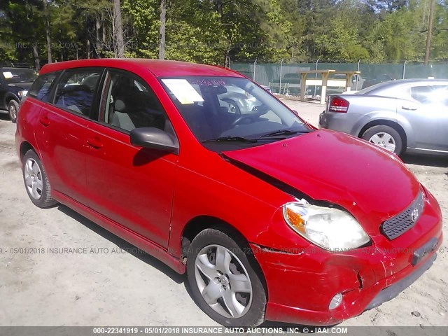 2T1KR32E96C585622 - 2006 TOYOTA COROLLA MATRIX XR RED photo 1