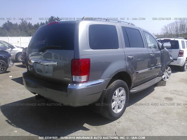 1A8HW58217F523418 - 2007 CHRYSLER ASPEN LIMITED GRAY photo 4