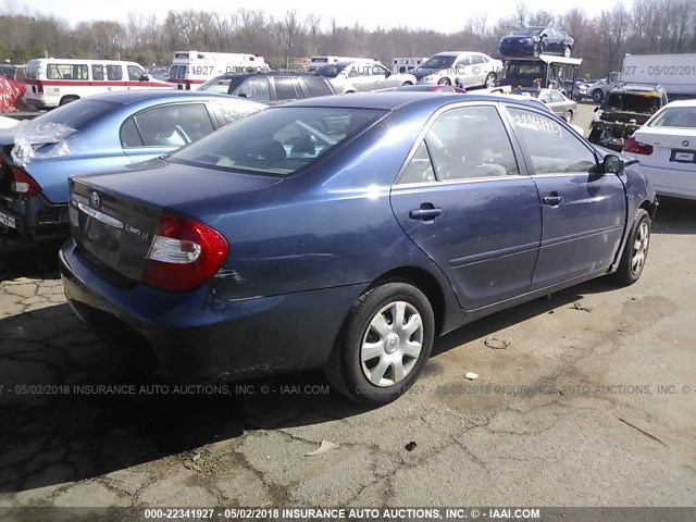 4T1BE32K64U379056 - 2004 TOYOTA CAMRY LE/XLE/SE ლურჯი ფოტო 4