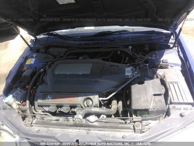 19UUA56843A026304 - 2003 ACURA 3.2TL TYPE-S BLUE photo 10