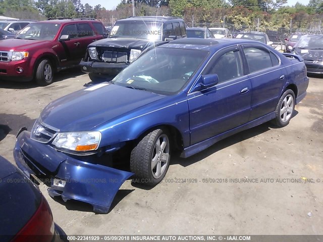 19UUA56843A026304 - 2003 ACURA 3.2TL TYPE-S BLUE photo 2