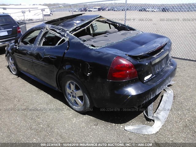 2G2WP552171161831 - 2007 PONTIAC GRAND PRIX BLACK photo 3