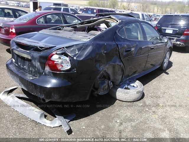 2G2WP552171161831 - 2007 PONTIAC GRAND PRIX BLACK photo 4