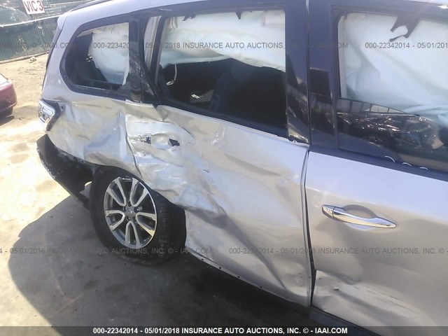 5N1AR2MM8EC731697 - 2014 NISSAN PATHFINDER S/SV/SL/PLATINUM 银色 照片 6