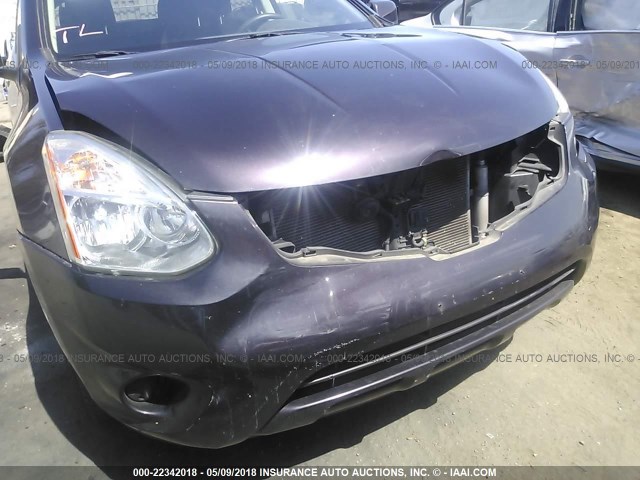 JN8AS5MTXBW163968 - 2011 NISSAN ROGUE S/SV/KROM PURPLE photo 6