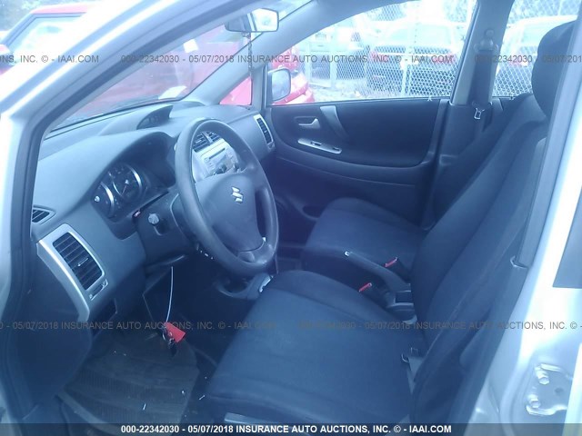 JS2RA62S155252524 - 2005 SUZUKI AERIO S/LX SILVER photo 5