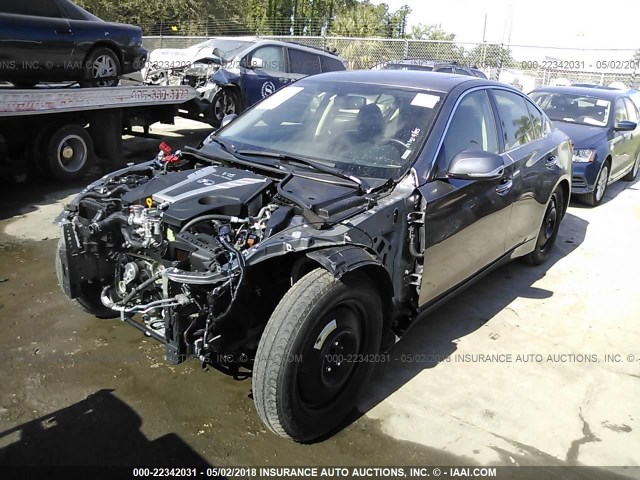 JN1EV7AP0HM736083 - 2017 INFINITI Q50 PREMIUM/SPORT/SE GRAY photo 2