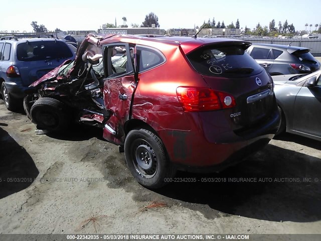 JN8AS5MV5BW300994 - 2011 NISSAN ROGUE S/SV/KROM RED photo 3