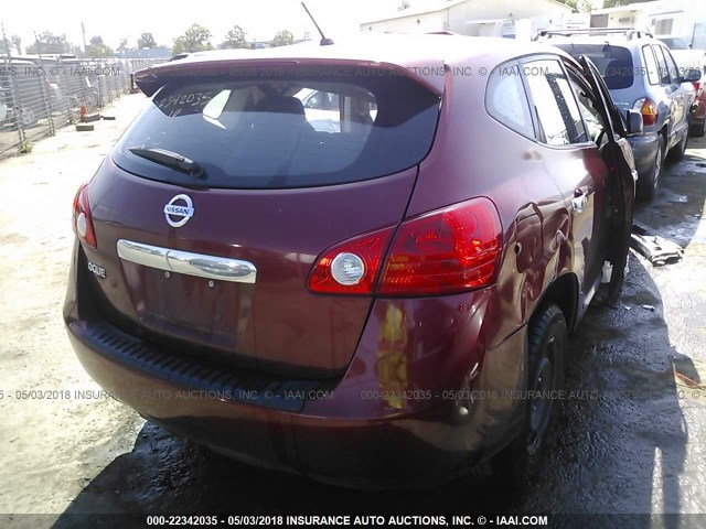 JN8AS5MV5BW300994 - 2011 NISSAN ROGUE S/SV/KROM RED photo 4