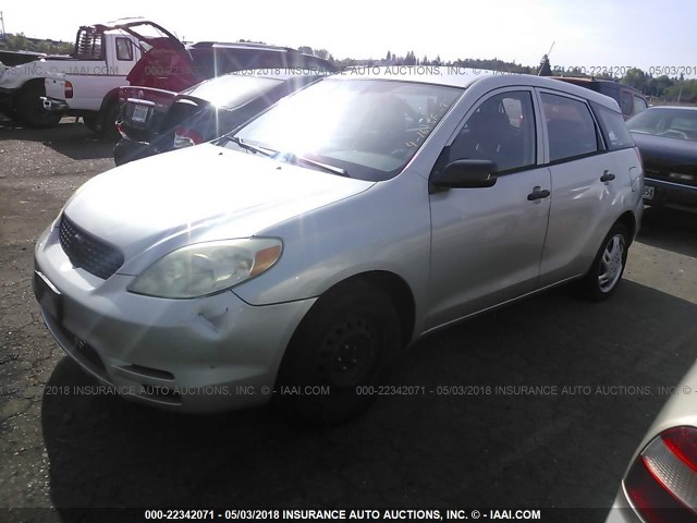 2T1KR32E93C153544 - 2003 TOYOTA COROLLA MATRIX XR SILVER photo 2