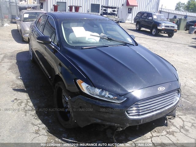 3FA6P0K97DR259064 - 2013 FORD FUSION TITANIUM BLACK photo 6