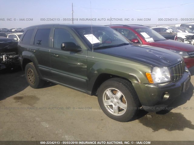 1J8GR48K27C675206 - 2007 JEEP GRAND CHEROKEE LAREDO/COLUMBIA/FREEDOM GREEN photo 1