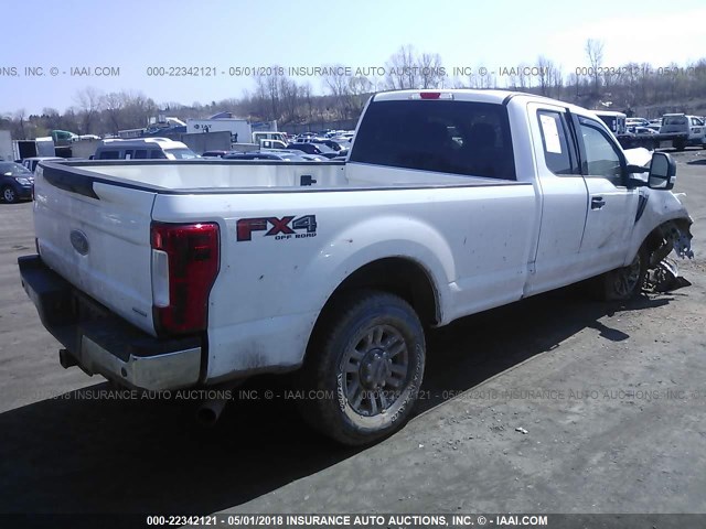 1FT7X2B63HED03361 - 2017 FORD F250 SUPER DUTY WHITE photo 4