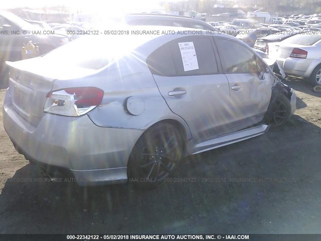 JF1VA1C62J9812556 - 2018 SUBARU WRX PREMIUM SILVER photo 4