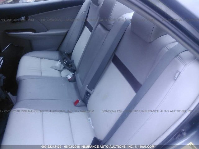 4T4BF1FK7CR224189 - 2012 TOYOTA CAMRY SE/LE/XLE GRAY photo 8