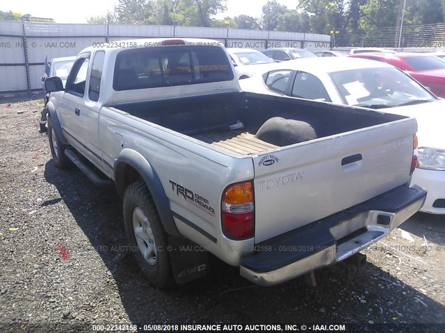 5TEWN72N21Z822054 - 2001 TOYOTA TACOMA XTRACAB GRAY photo 3