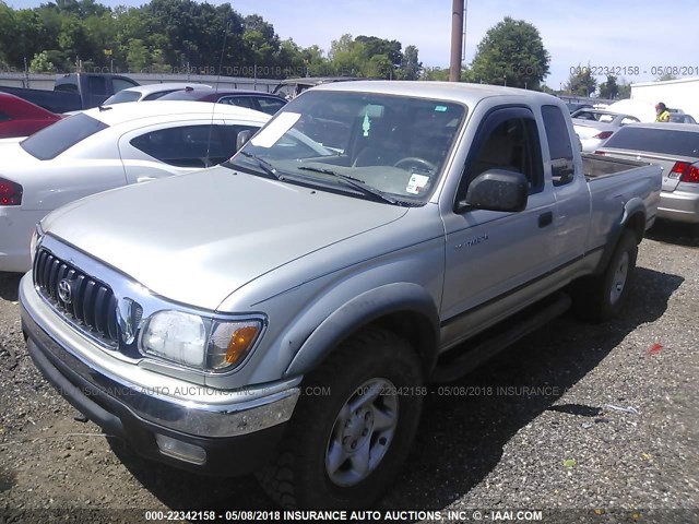 5TEWN72N21Z822054 - 2001 TOYOTA TACOMA XTRACAB GRAY photo 6