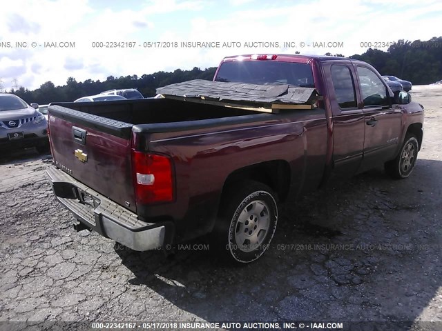 1GCRCSE04DZ301715 - 2013 CHEVROLET SILVERADO C1500 LT MAROON photo 4