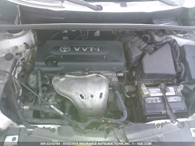 JTLKE50E881010420 - 2008 TOYOTA SCION XB WHITE photo 10