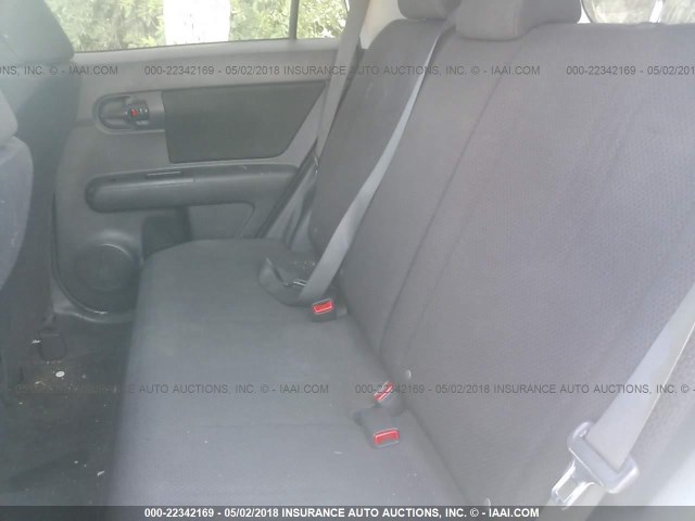 JTLKE50E881010420 - 2008 TOYOTA SCION XB WHITE photo 8