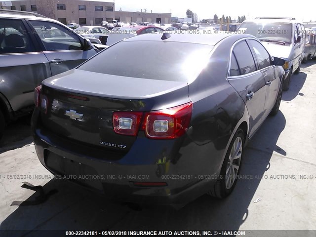 1G11H5SA4DF334110 - 2013 CHEVROLET MALIBU LTZ 灰色 照片 4