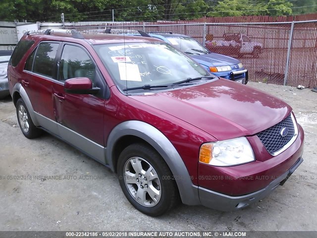 1FMZK021X7GA09180 - 2007 FORD FREESTYLE SEL MAROON photo 1