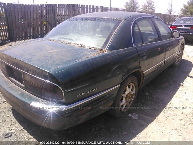 1G4CW52K9Y4117051 - 2000 BUICK PARK AVENUE  GREEN photo 4