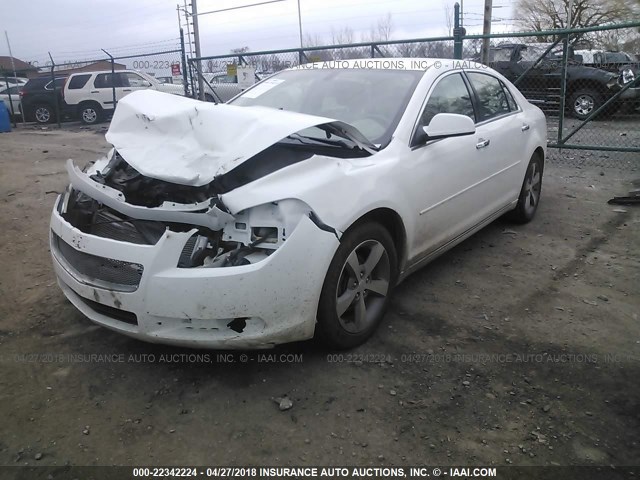 1G1ZD5EU5CF378958 - 2012 CHEVROLET MALIBU 2LT WHITE photo 2