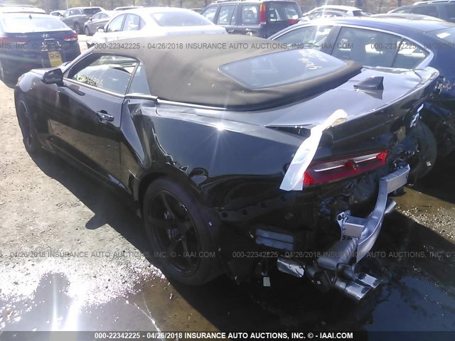 1G1FK3D64J0105283 - 2018 CHEVROLET CAMARO ZL1 黑色 照片 3