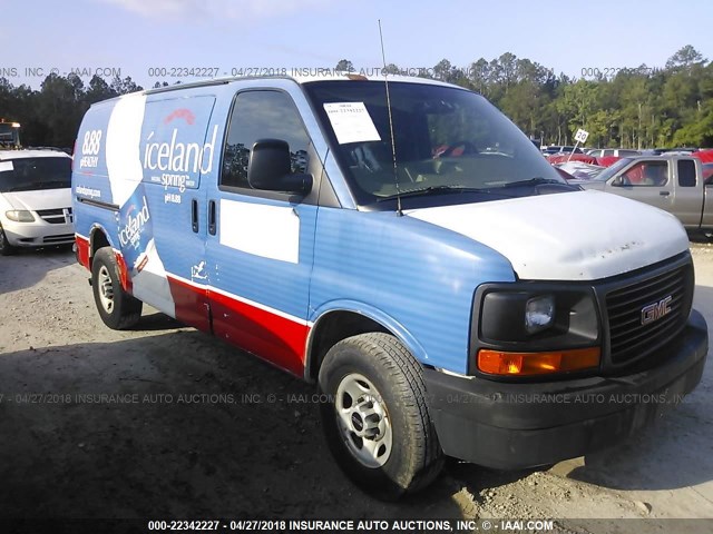 1GTHG35U371124456 - 2007 GMC SAVANA G3500 WHITE photo 1