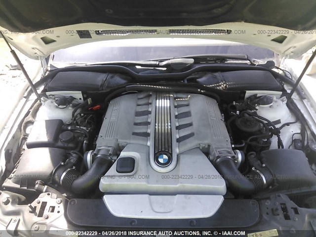 WBAHN03596DD98354 - 2006 BMW 760 LI WHITE photo 10