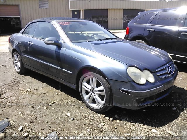 WDBTK56F27T078206 - 2007 MERCEDES-BENZ CLK 350 GRAY photo 1