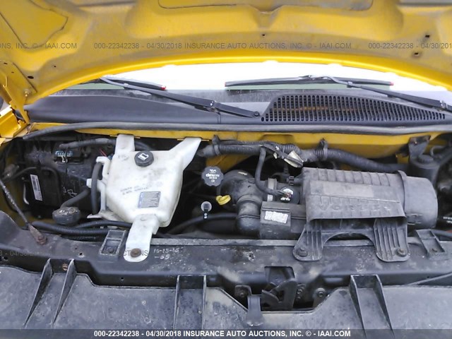 1GB3G3BGSD1137721 - 2013 CHEVROLET EXPRESS G3500  YELLOW photo 9