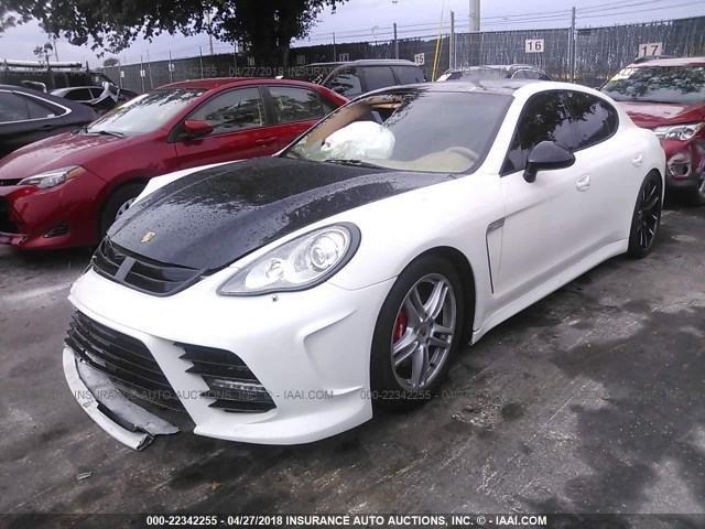 WP0AA2A71BL021546 - 2011 PORSCHE PANAMERA 2/4 WHITE photo 2