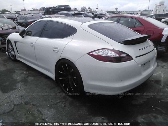 WP0AA2A71BL021546 - 2011 PORSCHE PANAMERA 2/4 WHITE photo 3