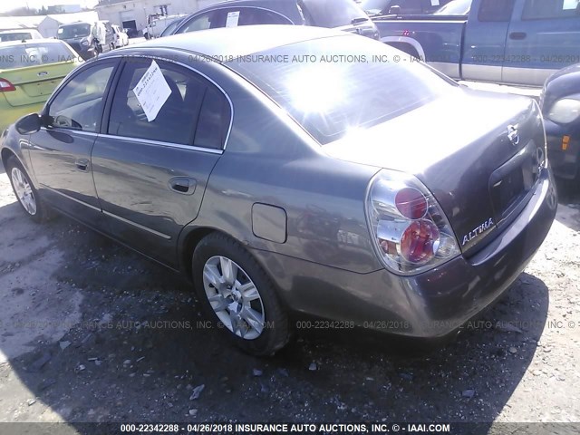 1N4AL11D56C222212 - 2006 NISSAN ALTIMA S/SL GRAY photo 3