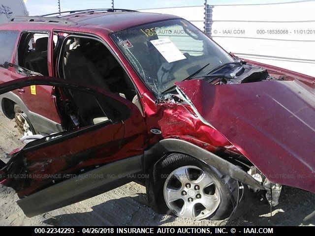 4F2CU09171KM58525 - 2001 MAZDA TRIBUTE LX/ES RED photo 6