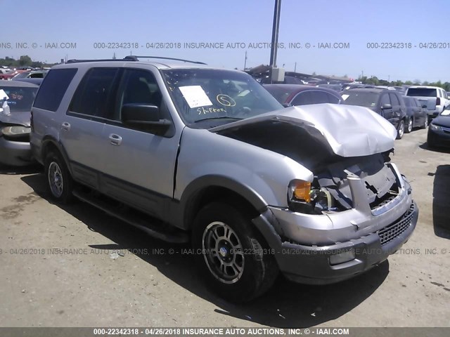 1FMPU15L54LA84747 - 2004 FORD EXPEDITION XLT SILVER photo 1