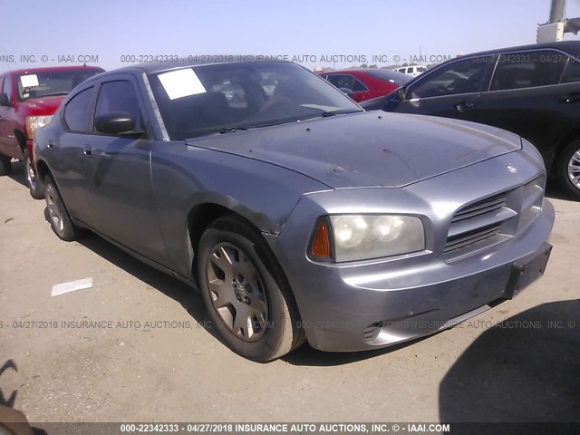 2B3KA43R87H766816 - 2007 DODGE CHARGER SE/SXT GRAY photo 1